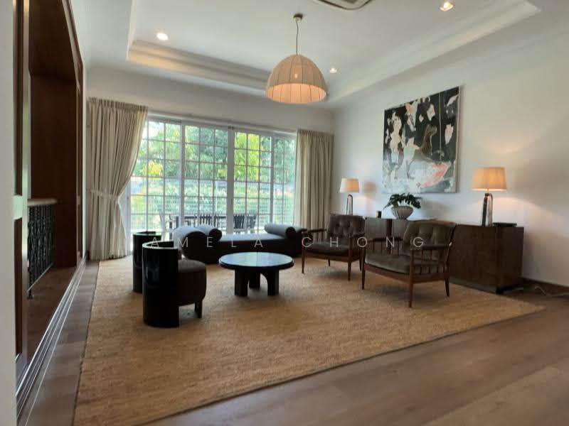 MARGOLIOUTH / DALVEY / WHITE HOUSE⭐️ CHARMING GCB ON A BEAUTIFUL PLOT（顶级优质洋房) ☎️ PAM 90228600, Margoliouth/Dalvey/White House, Orchard / River Valley, 5 Bedrooms, 8,000 sqft, Good Class Bungalow For Sale, by Pamela Chong, 24013315 - Living Room - PropertyGuru.com.sg