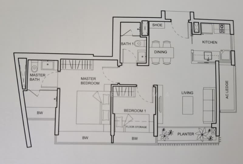 NV Residences, 91 Pasir Ris Grove, 2 Bedrooms, 786 sqft, Condominium For Rent, by Vincent Ma, 24014354 - PropertyGuru.com.sg