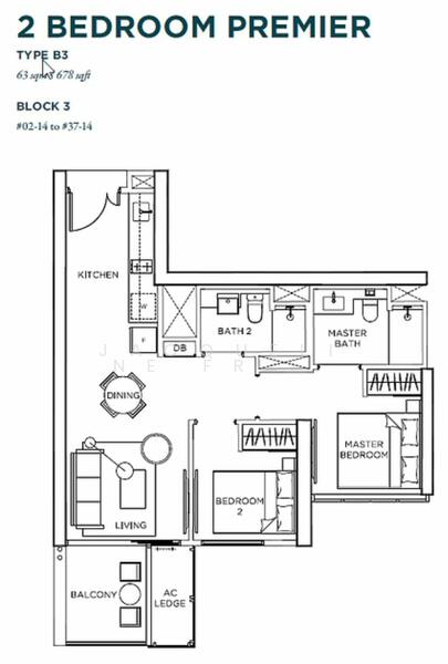 Gem Residences, 3 Lorong 5 Toa Payoh, 2 Bedrooms, 678 sqft, Condominium For Rent, by Jacqueline French, 24016942 - PropertyGuru.com.sg