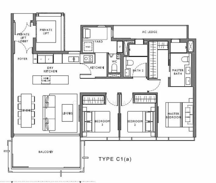 The Hyde, 11 Balmoral Road, 3 Bedrooms, 1,249 sqft, Condominium For Rent, by CY Chan, 24017143 - PropertyGuru.com.sg