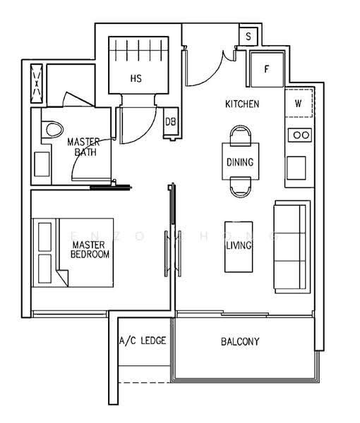 The Scala @ Lorong Chuan, 130 Serangoon Avenue 3, Hougang / Punggol / Sengkang, 1 Bedroom, 474 sqft, Condominium For Rent, by Enzo Chong, 24018029 - PropertyGuru.com.sg