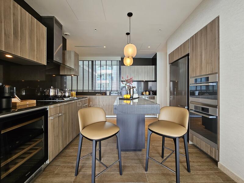 Open Gourmet kitchen 
