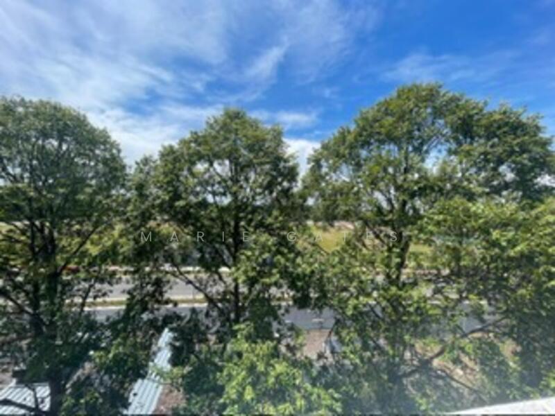 View from living room and patio