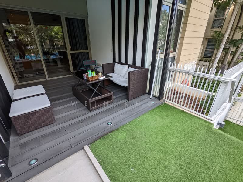 Terrasse, 25 Terrasse Lane, 2 Bedrooms, 958 sqft, Condominium For Rent, by Wein Khoo, 24022683 - Patio Area Reverse - PropertyGuru.com.sg