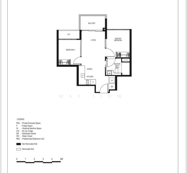 Grandeur Park Residences, 7 Bedok South Avenue 3, Bedok / Upper East Coast, 2 Bedrooms, 560 sqft, Condominium For Rent, by May Liow, 24024847 - PropertyGuru.com.sg