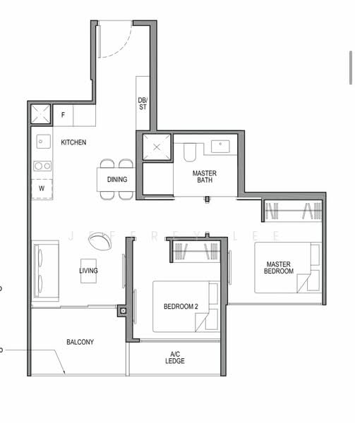 Park Colonial, 2 Woodleigh Lane, 2 Bedrooms, 635 sqft, Condominium For Rent, by Jeffrey LCM, 24027434 - PropertyGuru.com.sg