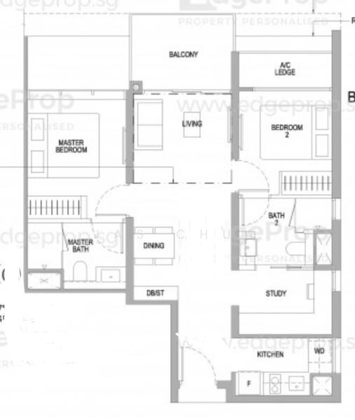 Whistler Grand, 109 West Coast Vale, 2 Bedrooms, 624 sqft, Condominium For Rent, by Jas Chua, 24027610 - PropertyGuru.com.sg