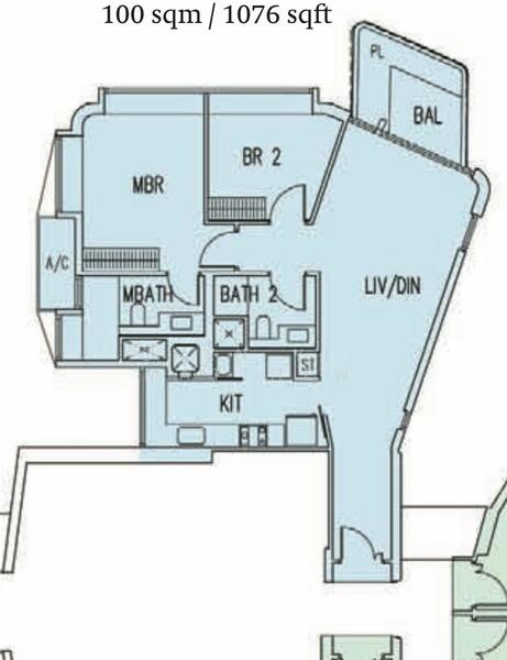 d'Leedon (Former Farrer Court), 9 Leedon Heights, 2 Bedrooms, 1,076 sqft, Condominium For Rent, by Chen Matthew, 24028750 - PropertyGuru.com.sg