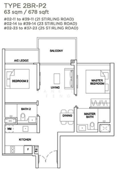 Stirling Residences, 21 Stirling Road, Alexandra / Commonwealth, 2 Bedrooms, 678 sqft, Apartment For Rent, by Jane Li Feng, 24032524 - PropertyGuru.com.sg