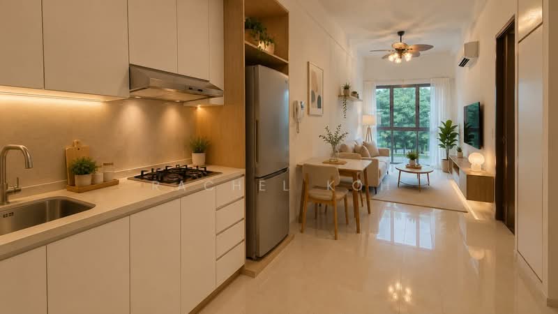 D'Zire, 12 Robey Crescent, 1 Bedroom, 484 sqft, Condominium For Rent, by Rachel Koh, 24033506 - For Illustration Purpose- Virtual staging  - PropertyGuru.com.sg