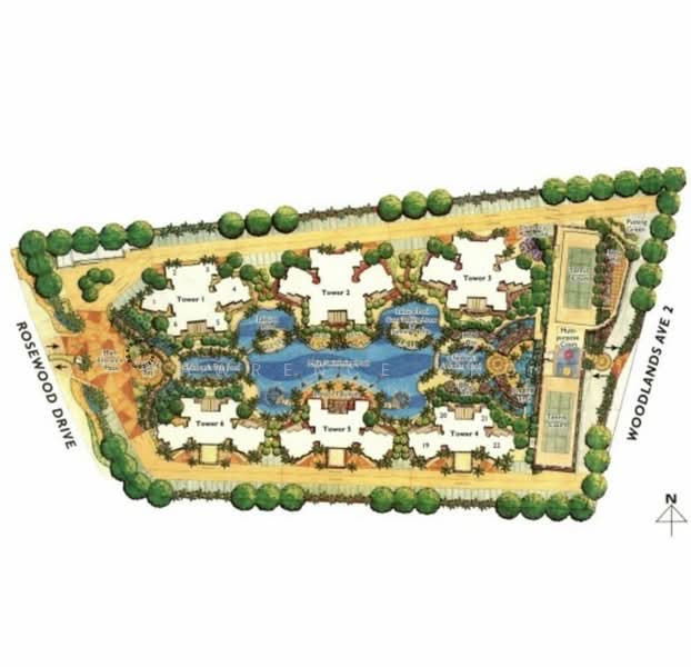 Casablanca, 21 Rosewood Drive, 2 Bedrooms, 947 sqft, Condominium For Rent, by Lawrence Ang, 24034705 - PropertyGuru.com.sg