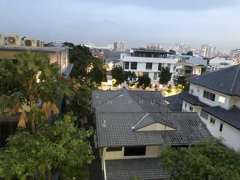 Actual view from the living and bedrooms 