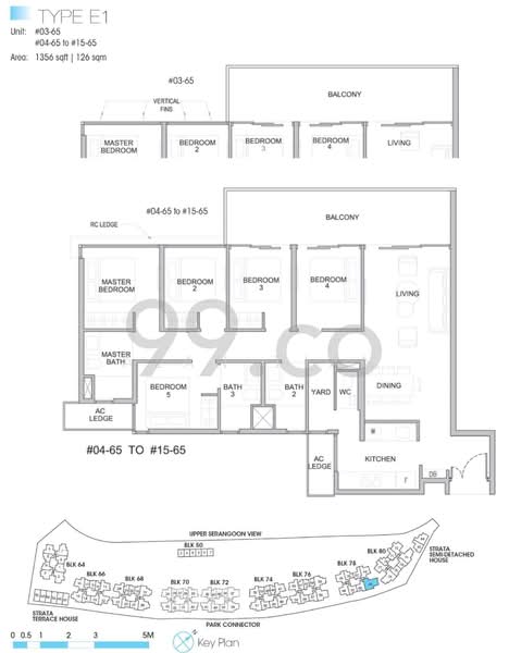 Kingsford Waterbay, 78 Upper Serangoon View, 4 Bedrooms, 1,356 sqft, Condominium For Rent, by Alan Tian, 24036987 - PropertyGuru.com.sg
