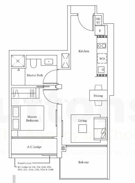 Avenue South Residence, 13 Silat Avenue, Alexandra / Commonwealth, 1 Bedroom, 527 sqft, Condominium For Sale, by Vincent Tan, 24044669 - PropertyGuru.com.sg