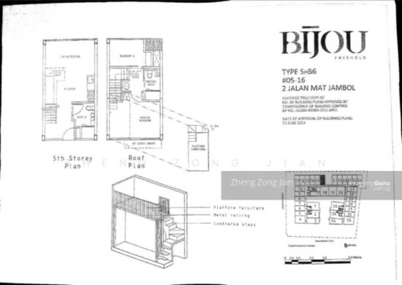 Bijou, 2 Jalan Mat Jambol, 1 Bedroom, 350 sqft, Condominium For Rent, by Zheng Zong Jian, 24045045 - PropertyGuru.com.sg