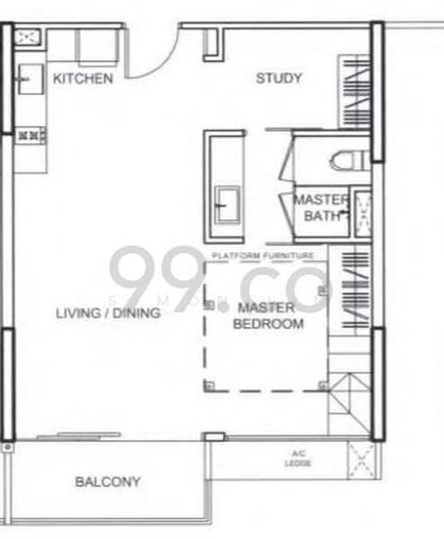 Watertown, 71 Punggol Central, 1 Bedroom, 603 sqft, Condominium For Rent, by Simon Lim, 24054094 - PropertyGuru.com.sg
