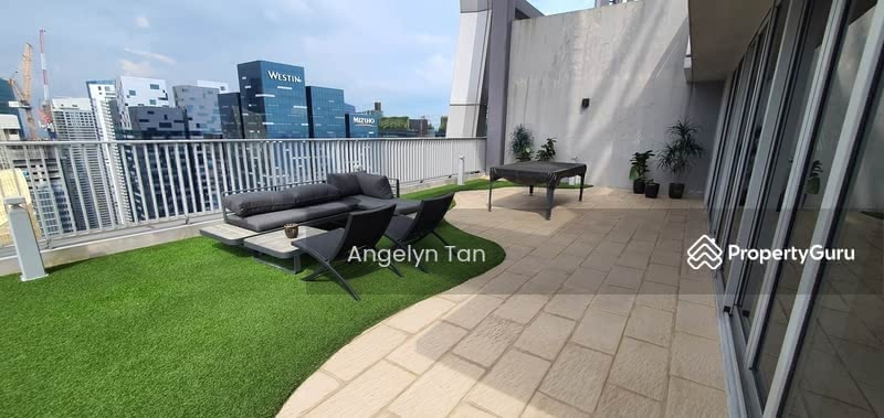 Roof terrace for entertaining