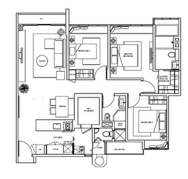 The Cascadia, 923 Bukit Timah Road, 3 Bedrooms, 1,173 sqft, Condominium For Rent, by Adrian Hui 许光兴, 24064447 - PropertyGuru.com.sg