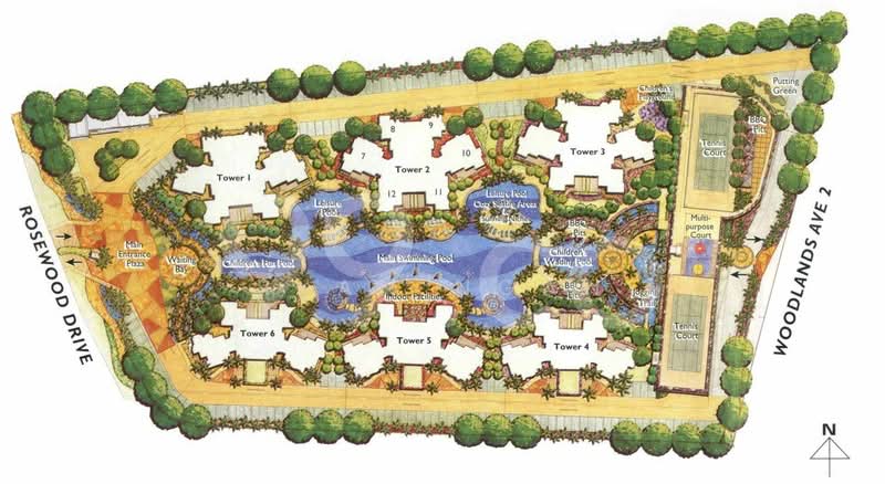 Casablanca, 29 Rosewood Drive, 3 Bedrooms, 1,195 sqft, Condominium For Rent, by Ryan Ngan, 24064945 - PropertyGuru.com.sg