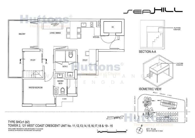 Seahill, 121 West Coast Crescent, 2 Bedrooms, 861 sqft, Condominium For Rent, by Willy Zhuang Zhengda, 24067194 - PropertyGuru.com.sg