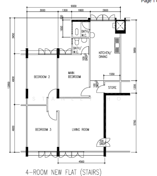 405 Hougang Avenue 10, 405 Hougang Avenue 10, 3 Bedrooms, 969 sqft, HDB Flat For Rent, by Stanley Ho, 24067528 - PropertyGuru.com.sg