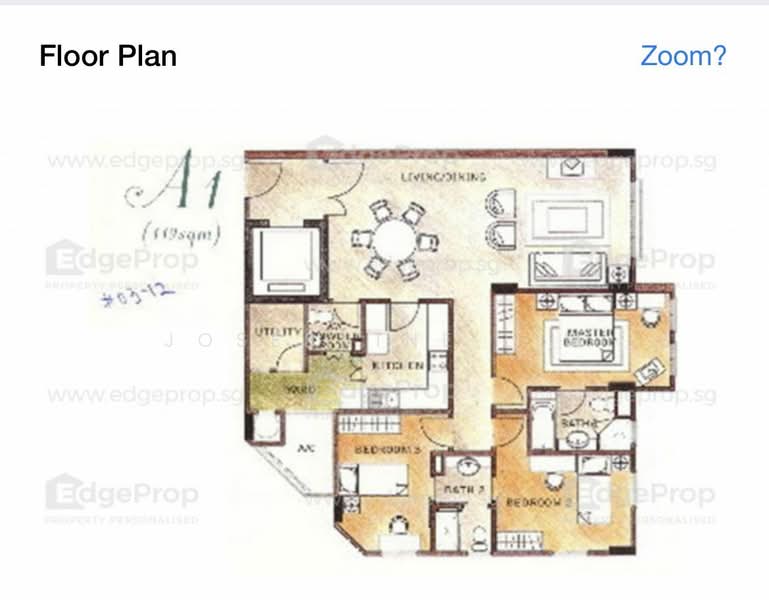 Villa Martia, 11 Martia Road, 3 Bedrooms, 1,281 sqft, Condominium For Rent, by Josephine Lim, 24073537 - PropertyGuru.com.sg