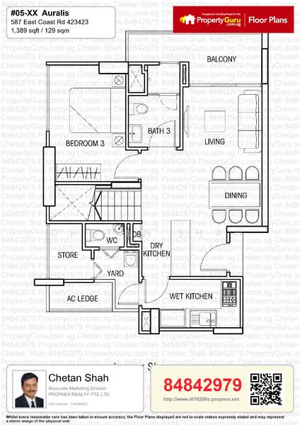 Auralis, 587 East Coast Road, 3 Bedrooms, 1,389 sqft, Condominium For Rent, by Chetan Shah, 24075116 - PropertyGuru.com.sg