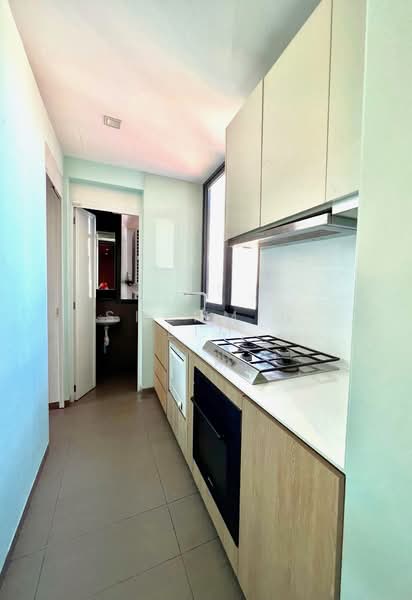 OUE Twin Peaks, 33 Leonie Hill Road, 3 Bedrooms, 1,399 sqft, Condominium For Rent, by Shermin Lim, 24078153 - Wet Kitchen - PropertyGuru.com.sg
