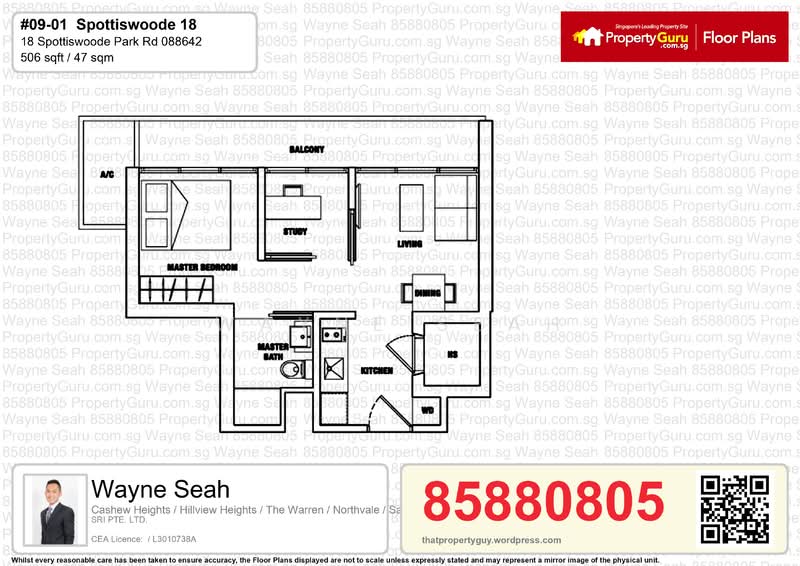 Spottiswoode 18, 18 Spottiswoode Park Road, 1 Bedroom, 506 sqft, Condominium For Rent, by Wayne Seah, 24079295 - PropertyGuru.com.sg