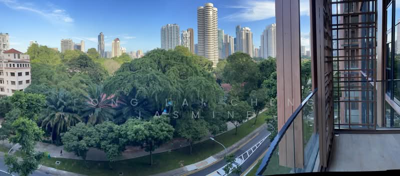 The Hyde, 11 Balmoral Road, 3 Bedrooms, 947 sqft, Condominium For Rent, by Fong Lai Cheng Jasmine, 24083484 - Balcony View - PropertyGuru.com.sg