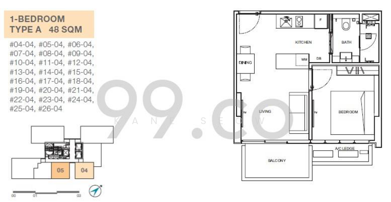 6 Derbyshire, 6 Derbyshire Road, 1 Bedroom, 517 sqft, Condominium For Rent, by Kane Seow, 24084053 - PropertyGuru.com.sg