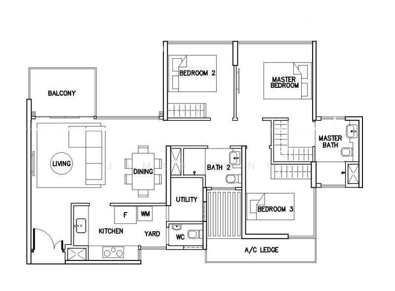 Ripple Bay, 4 Pasir Ris Link, Pasir Ris / Tampines, 3 Bedrooms, 990 sqft, Condominium For Rent, by James Tang, 24085043 - PropertyGuru.com.sg