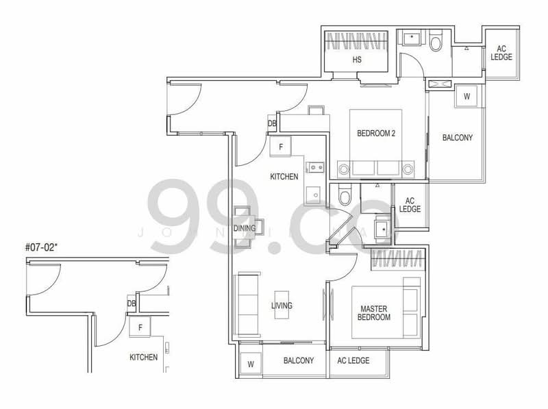 Loft 33 @ Geylang, 33 Geylang Lorong 32, 2 Bedrooms, 700 sqft, Condominium For Sale, by Johnnie Han, 24092694 - PropertyGuru.com.sg