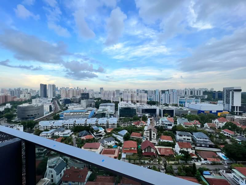 Stirling Residences, 21 Stirling Road, 2 Bedrooms, 635 sqft, Apartment For Rent, by Tripp Teo 张国栋, 24093299 - Stirling - View from Balcony - PropertyGuru.com.sg