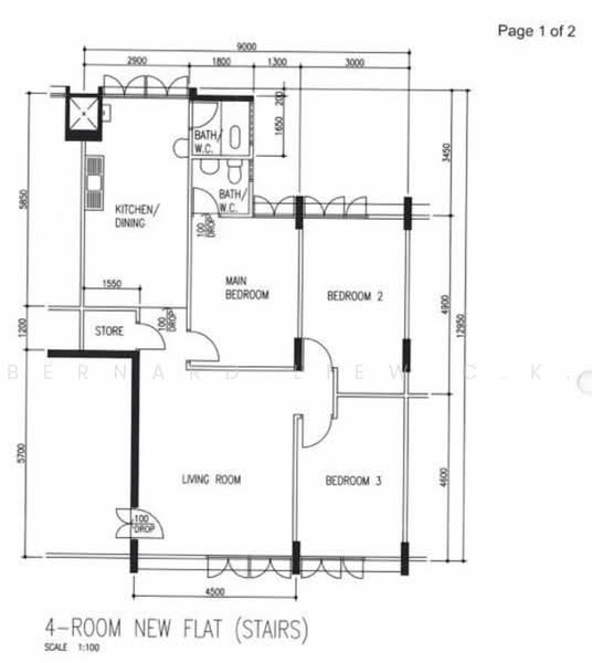 101 Serangoon North Avenue 1, 101 Serangoon North Avenue 1, 3 Bedrooms, 990 sqft, HDB Flat For Rent, by Bernard Liew C.K., 24093782 - PropertyGuru.com.sg