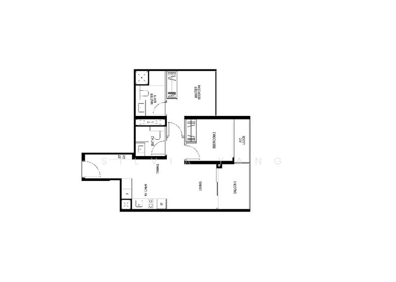 Park Colonial, 6 Woodleigh Lane, 2 Bedrooms, 678 sqft, Condominium For Rent, by Silvia Yang, 24096219 - PropertyGuru.com.sg