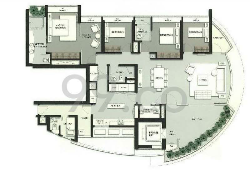 The Trillium, 116 Kim Seng Road, 4 Bedrooms, 2,218 sqft, Condominium For Rent, by Eric Lim, 24099715 - PropertyGuru.com.sg