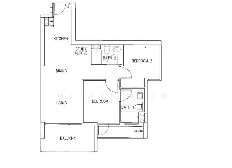 18 Woodsville, 18 Woodsville Close, 2 Bedrooms, 732 sqft, Condominium For Rent, by Mervin Siow, 24104623 - PropertyGuru.com.sg