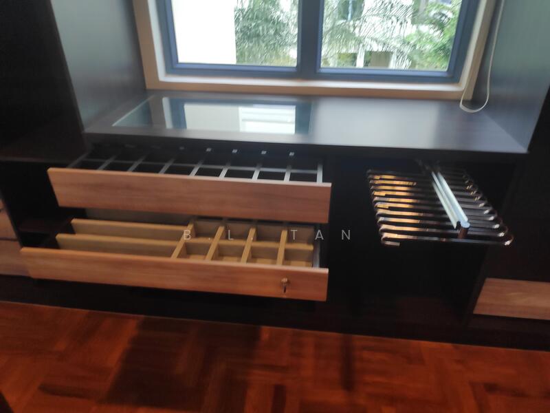 spacious, airy walk-in wardrobes