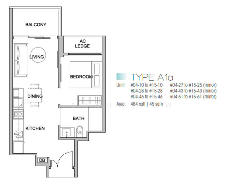 Kingsford Waterbay, 84 Upper Serangoon View, Hougang / Punggol / Sengkang, 1 Bedroom, 484 sqft, Condominium For Rent, by Shaun How, 24110539 - PropertyGuru.com.sg