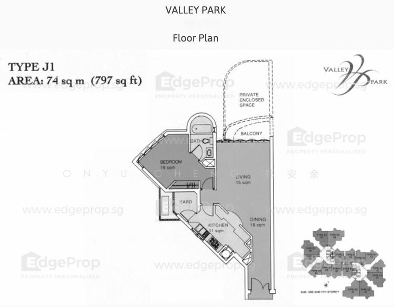 Valley Park, 483 River Valley Road, 1 Bedroom, 797 sqft, Condominium For Rent, by Onyu Cheng 郑安余, 24119414 - PropertyGuru.com.sg