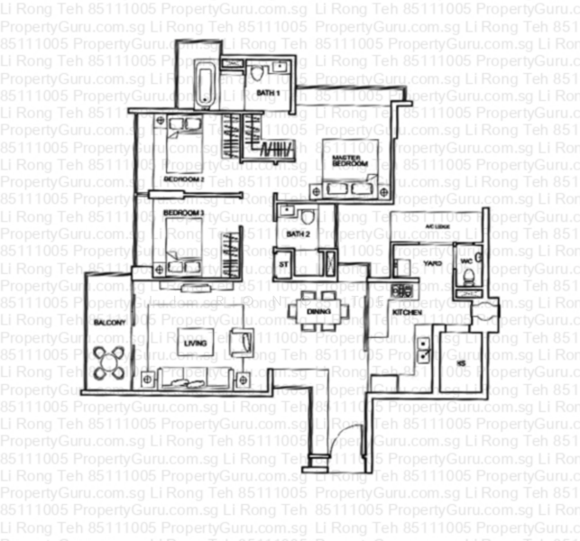 One Amber, 3 Amber Gardens, 3 Bedrooms, 1,302 sqft, Condominium For Rent, by Li Rong Teh, 24119429 - PropertyGuru.com.sg