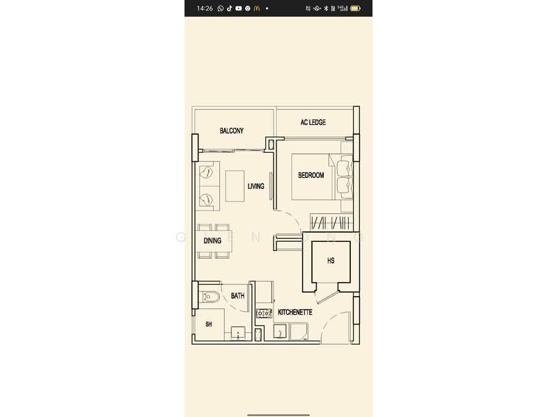 Parc Rosewood, 71 Rosewood Drive, 1 Bedroom, 431 sqft, Condominium For Rent, by Glen Ong, 24122280 - PropertyGuru.com.sg