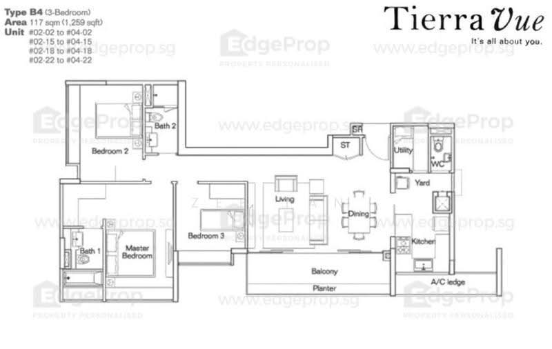 Tierra Vue, 40 Saint Patrick's Road, East Coast / Marine Parade, 3 Bedrooms, 1,259 sqft, Condominium For Rent, by Zee Tan, 24122811 - PropertyGuru.com.sg