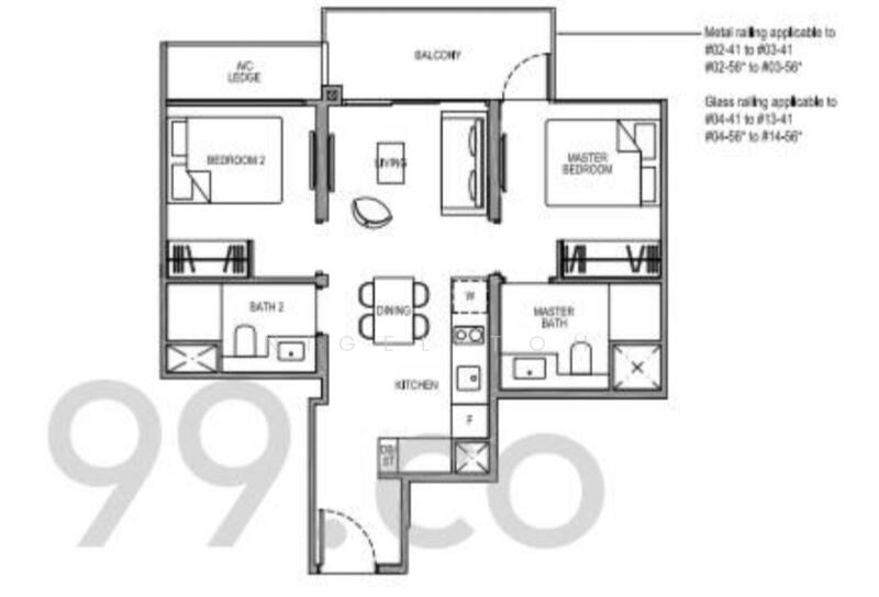 Park Colonial, 10 Woodleigh Lane, 2 Bedrooms, 635 sqft, Condominium For Rent, by Nigel Toh, 24123775 - PropertyGuru.com.sg