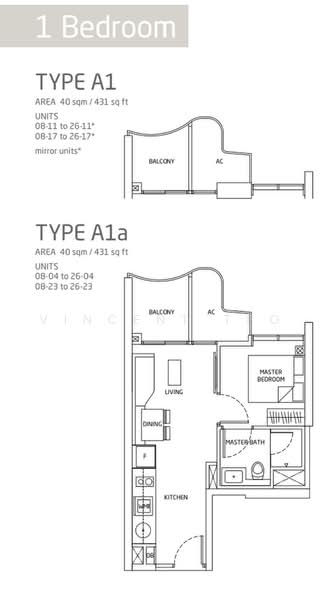 Queens Peak, 1 Dundee Road, 1 Bedroom, 431 sqft, Condominium For Rent, by Vincent Teo, 24124712 - PropertyGuru.com.sg