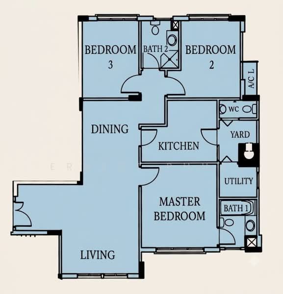 Kentish Court, 33 Oxford Road, 3 Bedrooms, 1,227 sqft, Apartment For Sale, by Ernest Phua, 24128418 - Original - PropertyGuru.com.sg