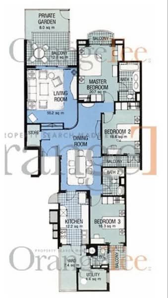 Tanglin Park, 1 Ridley Park, 3 Bedrooms, 1,850 sqft, Condominium For Rent, by Joseph Sim, 24130064 - PropertyGuru.com.sg
