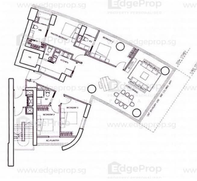 The Sail @ Marina Bay, 6 Marina Boulevard, 1 Bedroom, 2,174 sqft, Condominium For Rent, by Eirene Phua, 24131547 - Layout being reconfigure to 1-bedroom - PropertyGuru.com.sg