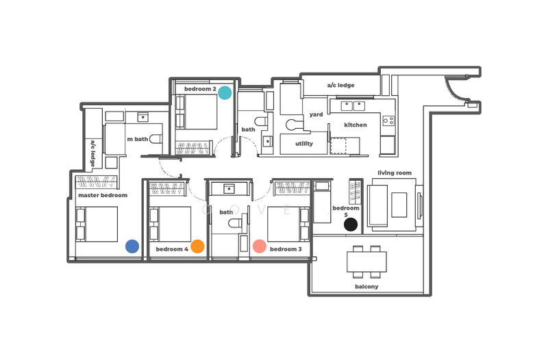 Commonwealth Towers, 232 Commonwealth Avenue, Room Rental, 97 sqft, Condominium For Rent, by Cove, 24142438 - PropertyGuru.com.sg